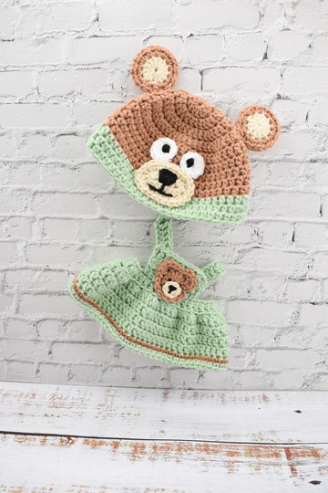 Crochet Pattern Bear Doll