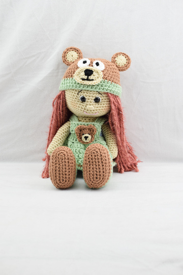 Crochet Pattern Bear Doll