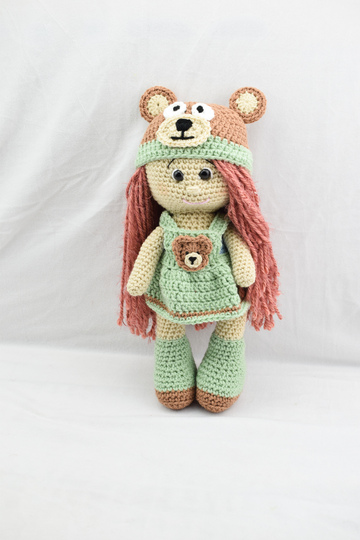 Crochet Pattern Bear Doll