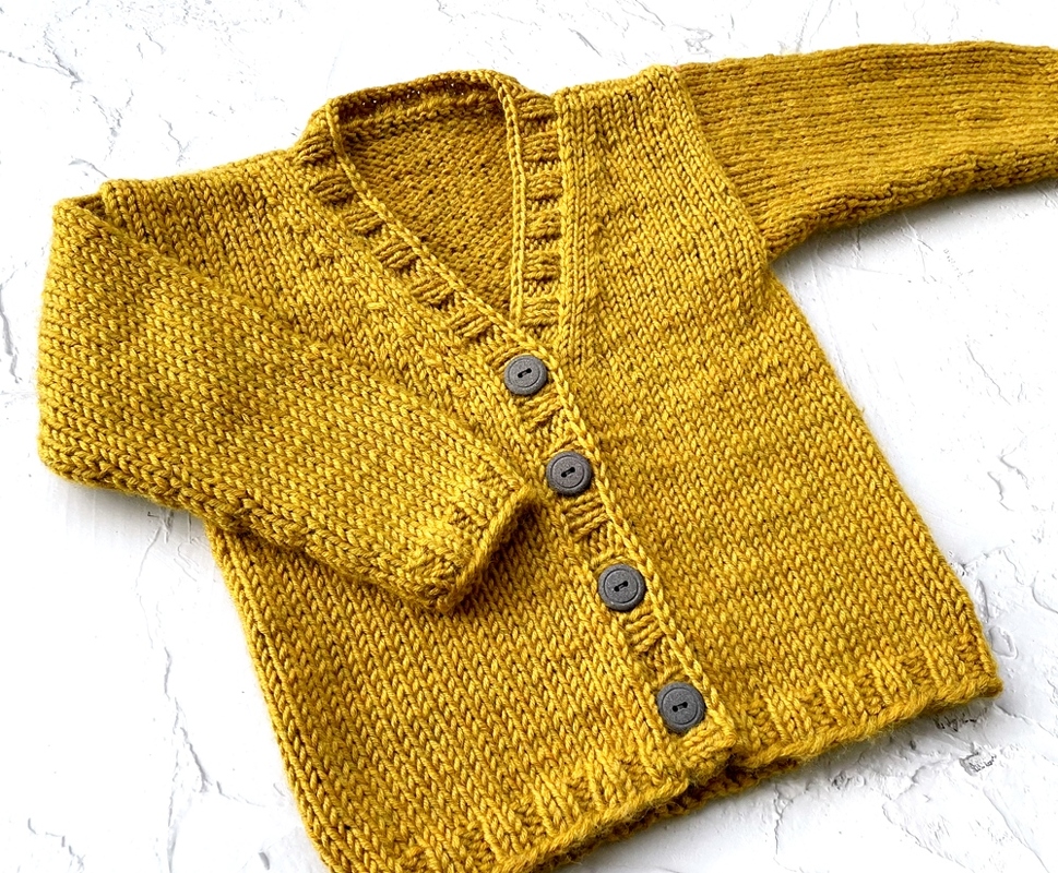 Strickanleitung Kinderjacke MIA Nr. 2, Größe 80 - 122
