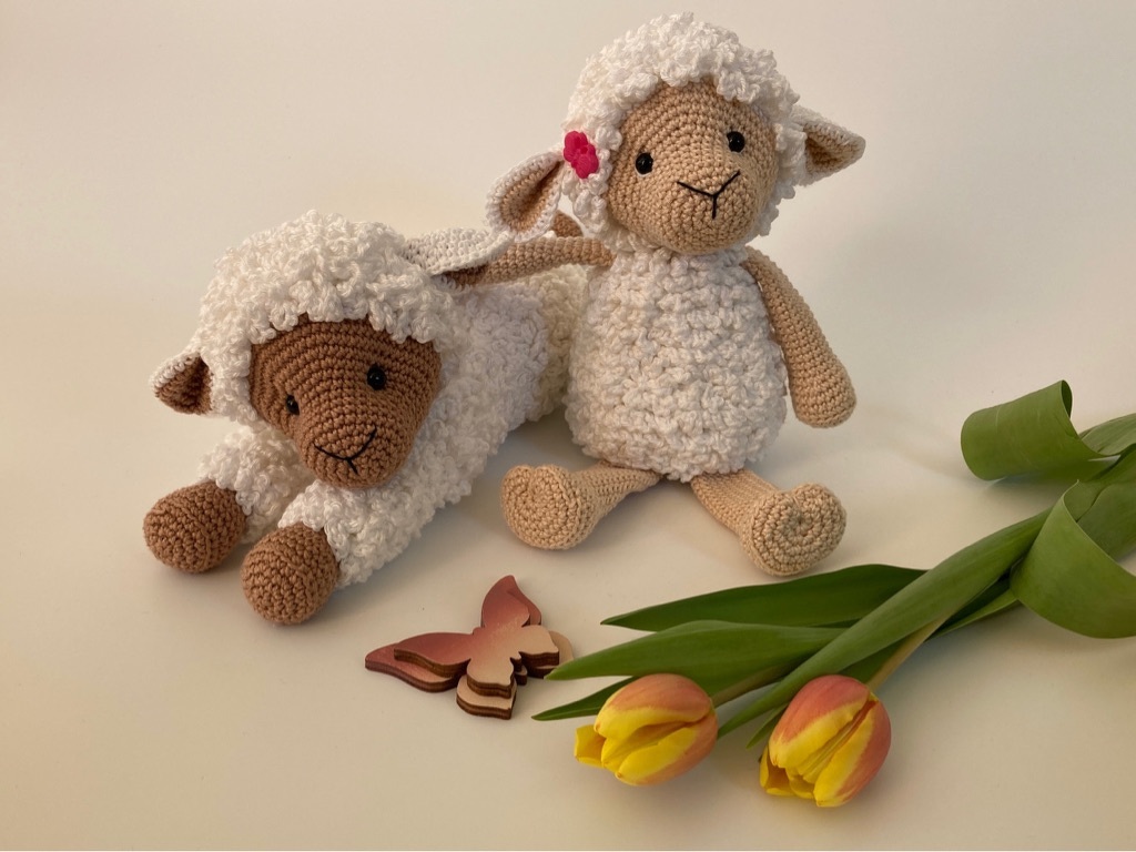 Häkelanleitungen Schäfchen Luzy &amp; Lennox