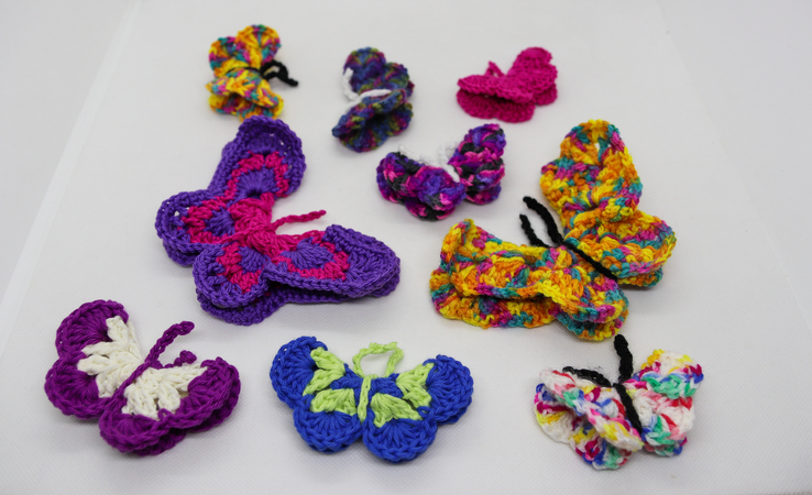 Butterflies Susi and Sarah decoration crochet pattern