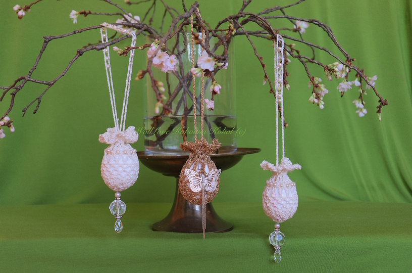 Anleitung Häkel Beutel / Eiersegen