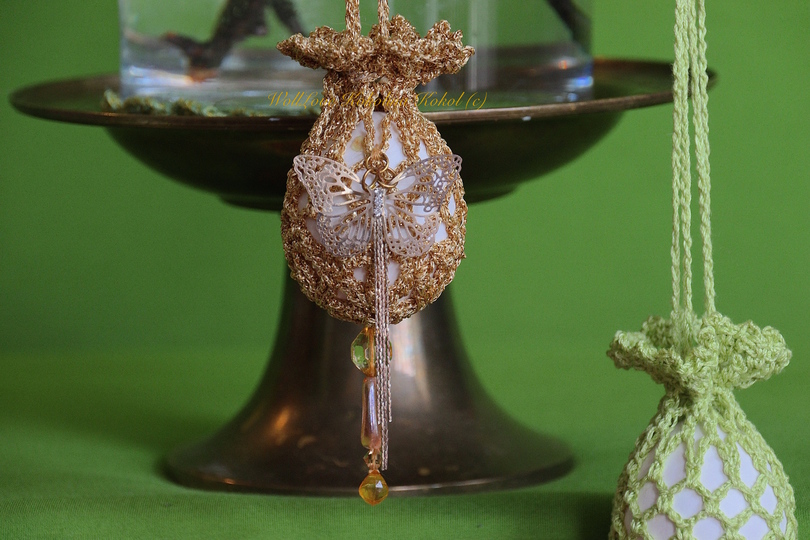 Anleitung Häkel Beutel / Eiersegen