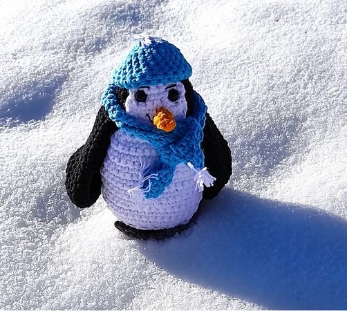Crochet Pattern for a Penguin, Amigurumi