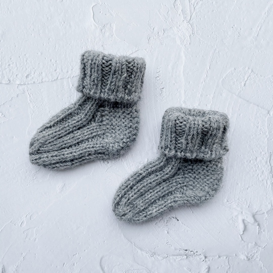 Strickanleitung Babysöckchen Größe 56 – 74