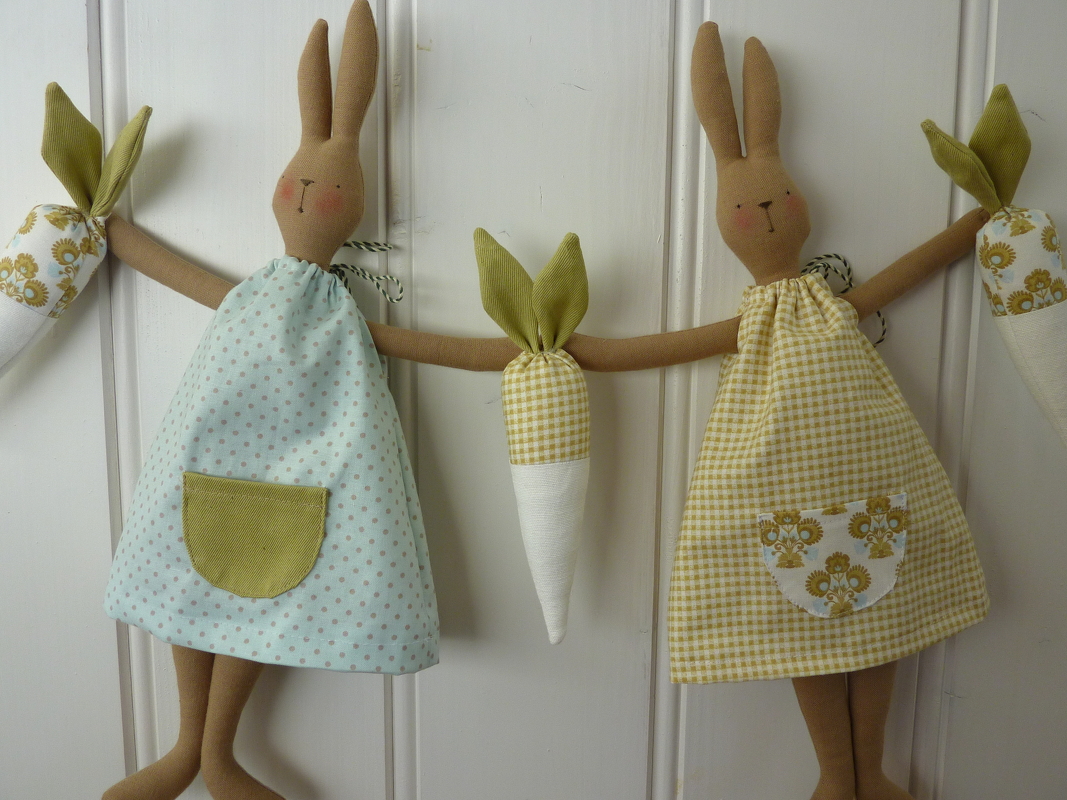 Anleitung Oster-Hasen-Girlande