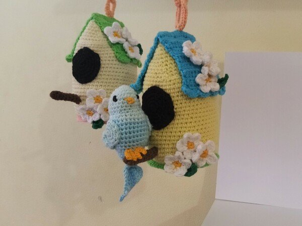 Bird House. Crochet pattern