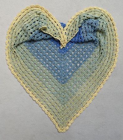 Pattern shawl "Spring"