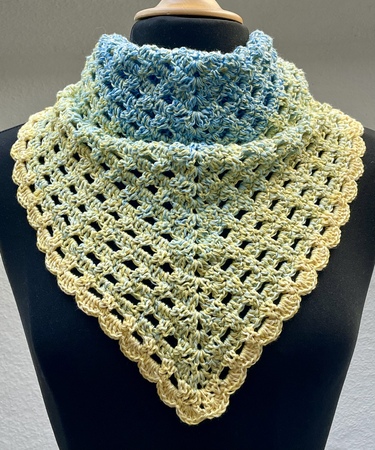Pattern shawl "Spring"
