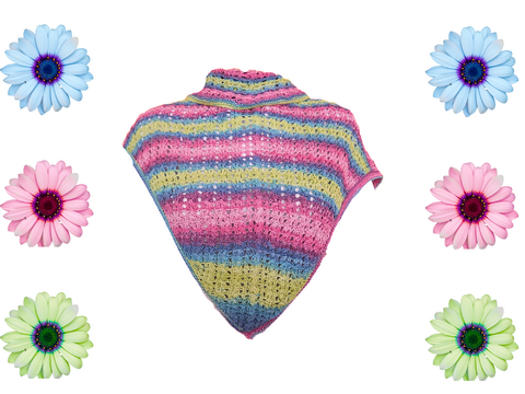 Strickanleitung Lace-Dreieckstuch Keikai