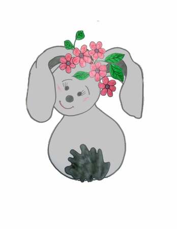 Cute Bunnies, 7 png Rabbit, clip art