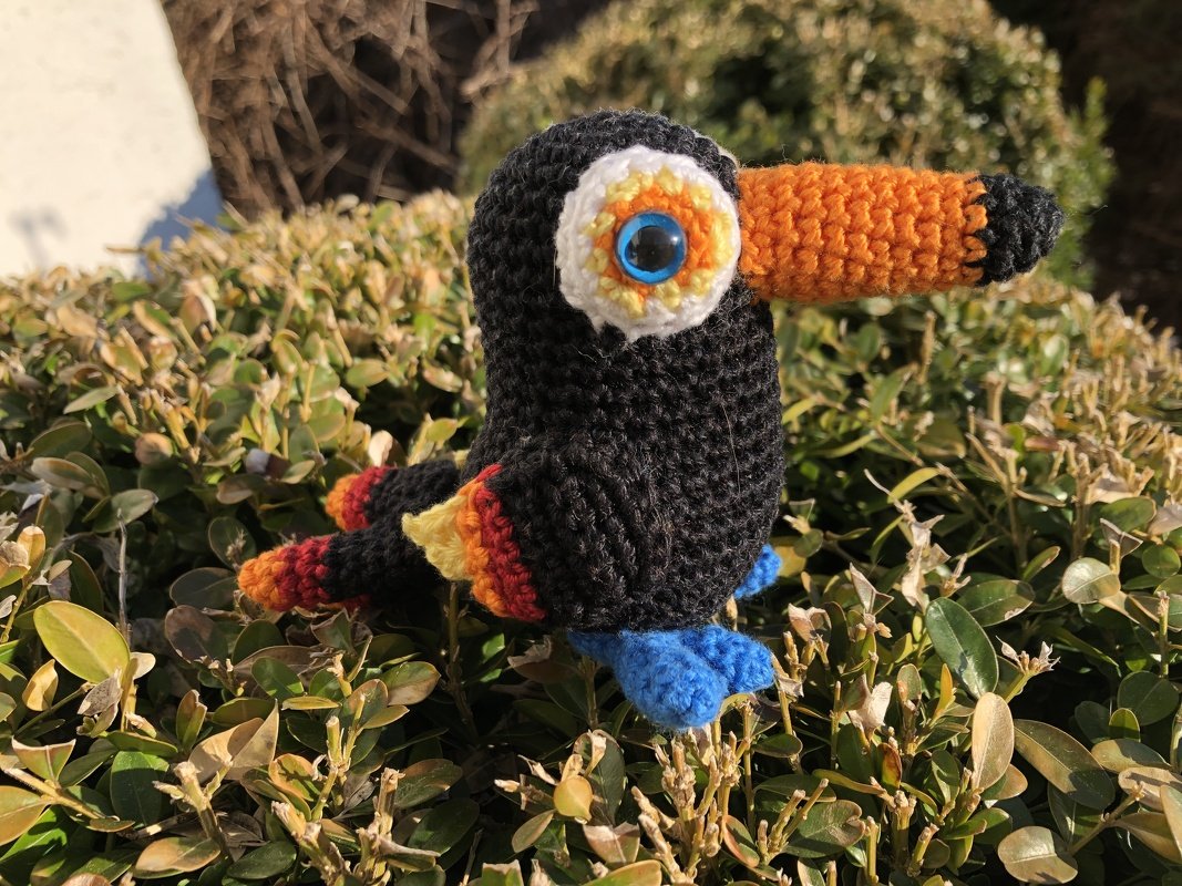 Häkelanleitung Baby Tukan - Vogel - Bild 2