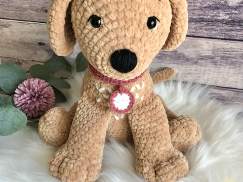 Häkelanleitung Hund "Helma"