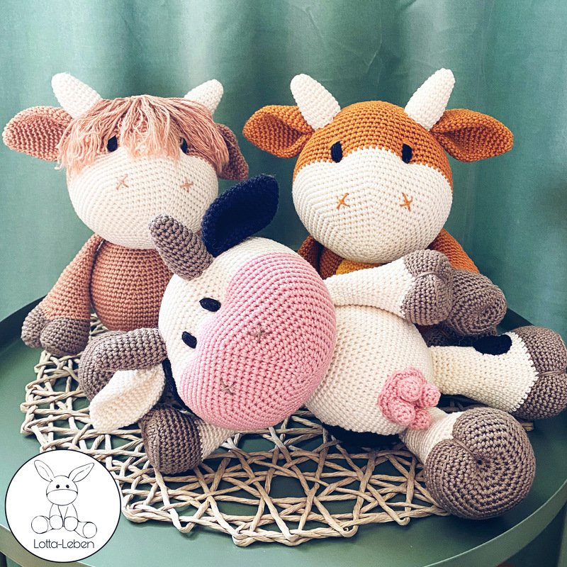 Häkelanleitung XXL-Kuh - Bild 5