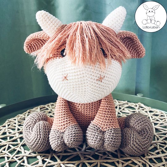 Häkelanleitung XXL-Kuh