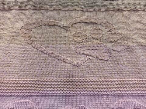 Anleitung Kuscheldecke "Hunde-Liebe"