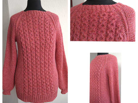 Anleitung RVO-Zopfmuster-Pullover "Kattegat"