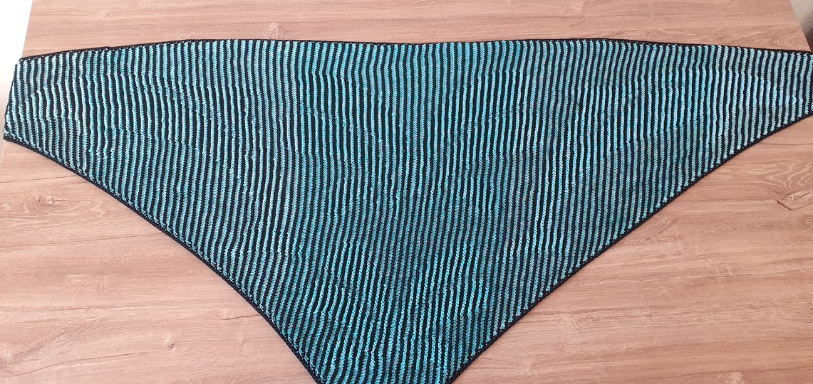 Delfine, Schattenstricken, Illusionsstricken, Motivtuch