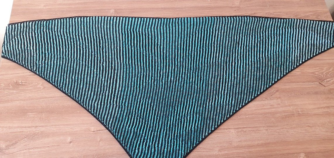 Delfine, Schattenstricken, Illusionsstricken, Motivtuch