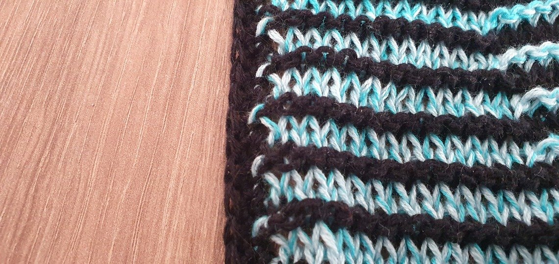 Dolphin, Shadow Knitting, Illusion Knitting, Motif Shawl