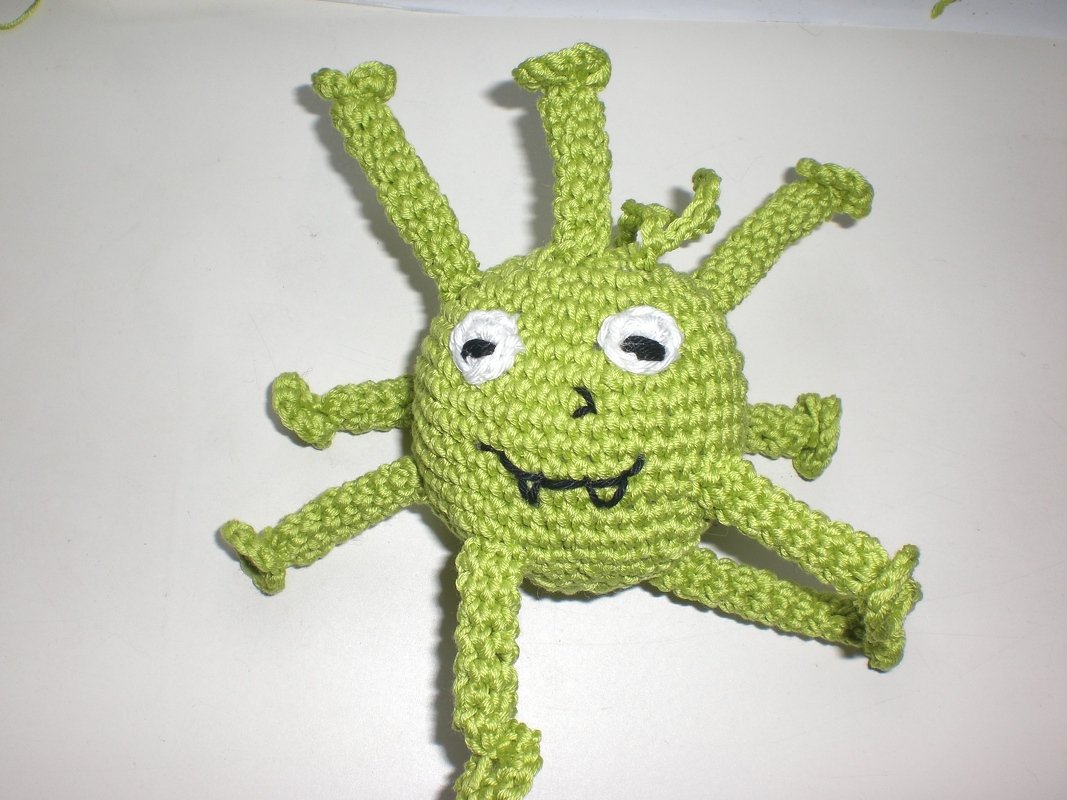 Häkelanleitung "Virus"