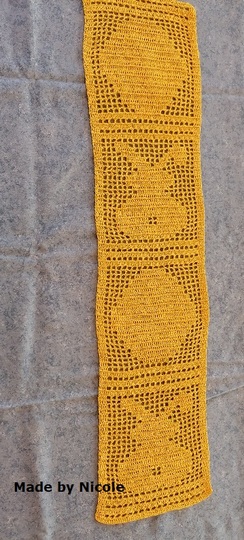 Häkelanleitung Tischband "Ostern"