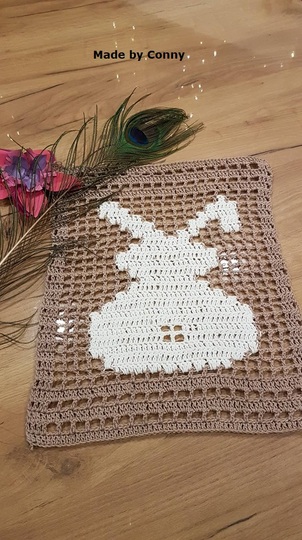 Häkelanleitung Tischband "Ostern"