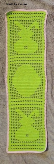 Häkelanleitung Tischband "Ostern"