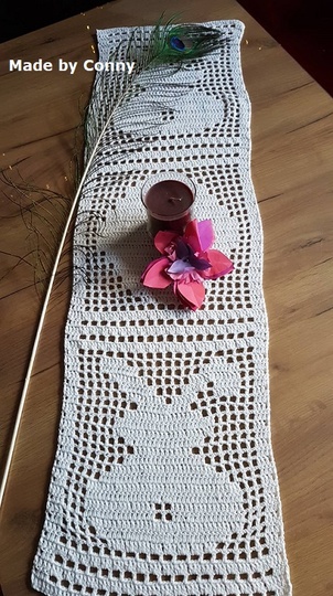 Häkelanleitung Tischband "Ostern"