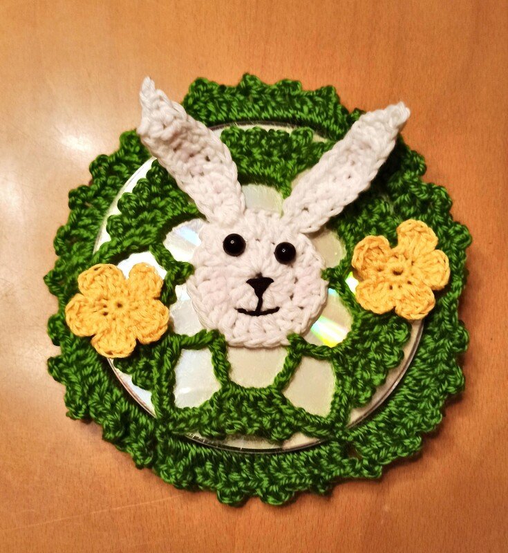 Häkelanleitung - Osterglitzern - Fensterschmuck