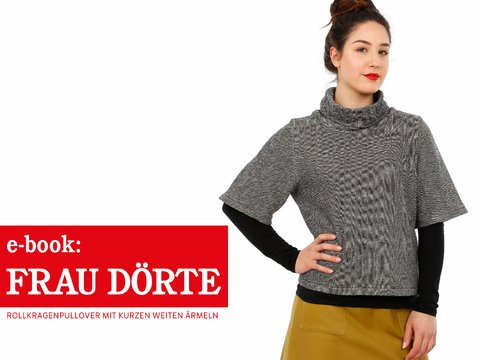 FRAU DÖRTE • Rollkragenpullover mit kurzen, weiten Ärmeln,  e-book