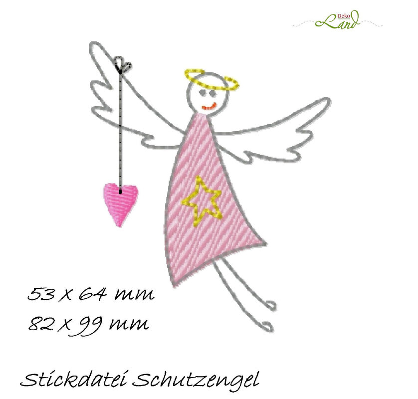 Stickdatei Schutzengel