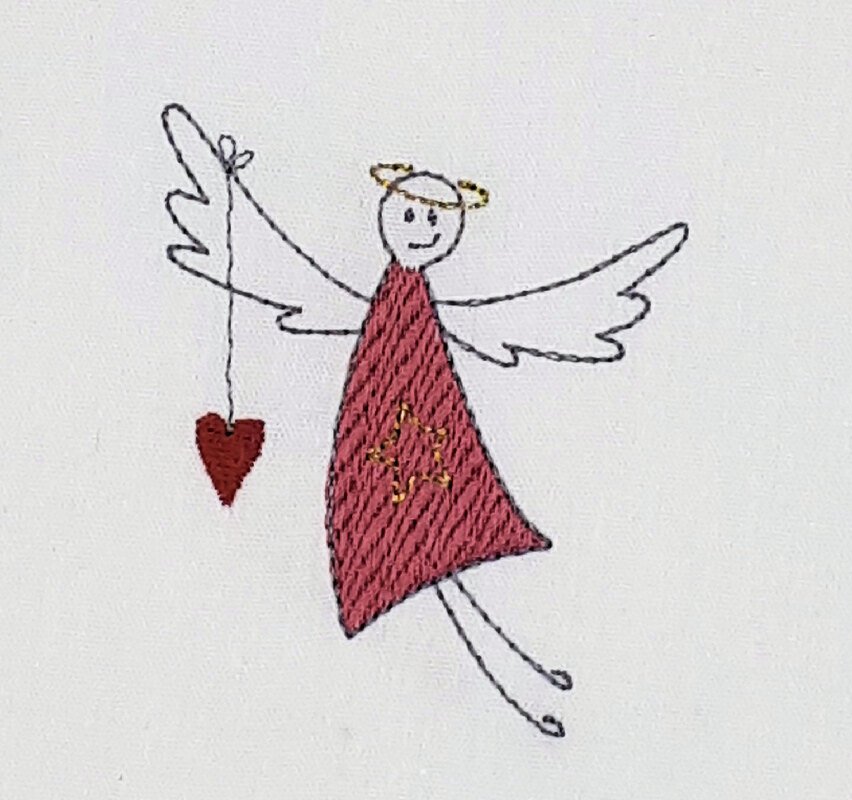 Stickdatei Schutzengel - Bild 3