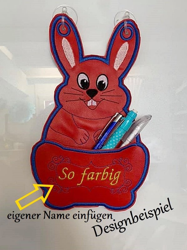 ITH Stickdateien-Set Utensilo HaseBaer für den 16 x 26 Rahmen - Bild 8