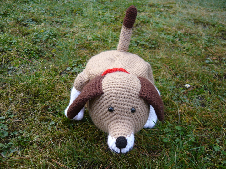 Häkelanleitung Hund Klorollenhut