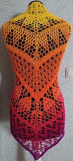 Tuch Leyla häkeln Dreieckstuch