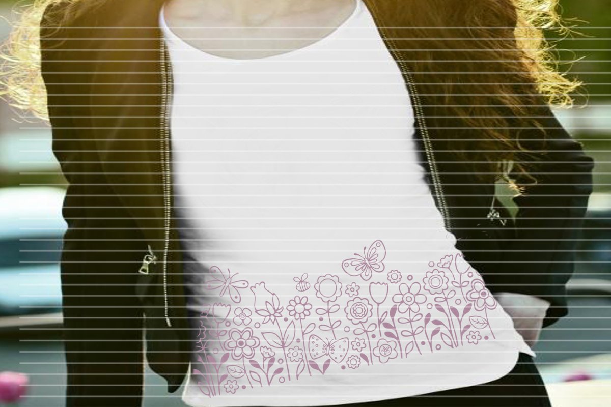 Blumen Paradies Plotterdatei SVG DXF FCM - Bild 5