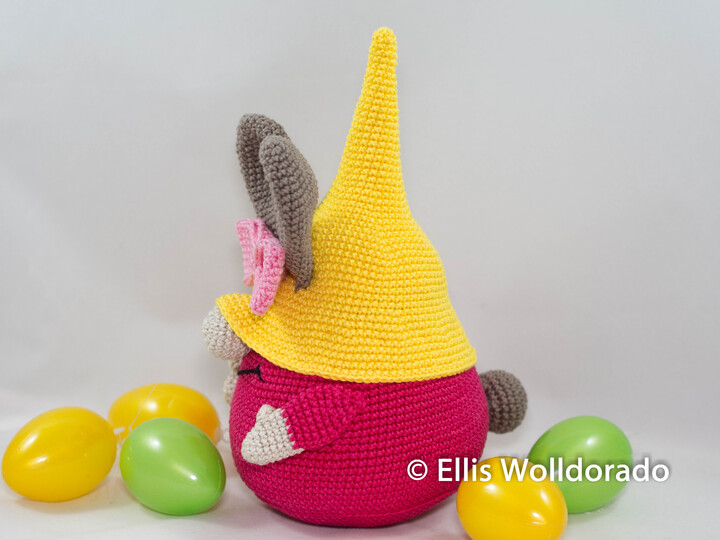 Hasenwichtel Rosa, Häkelanleitung