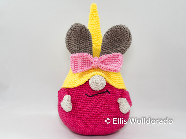 Hasenwichtel Rosa, Häkelanleitung