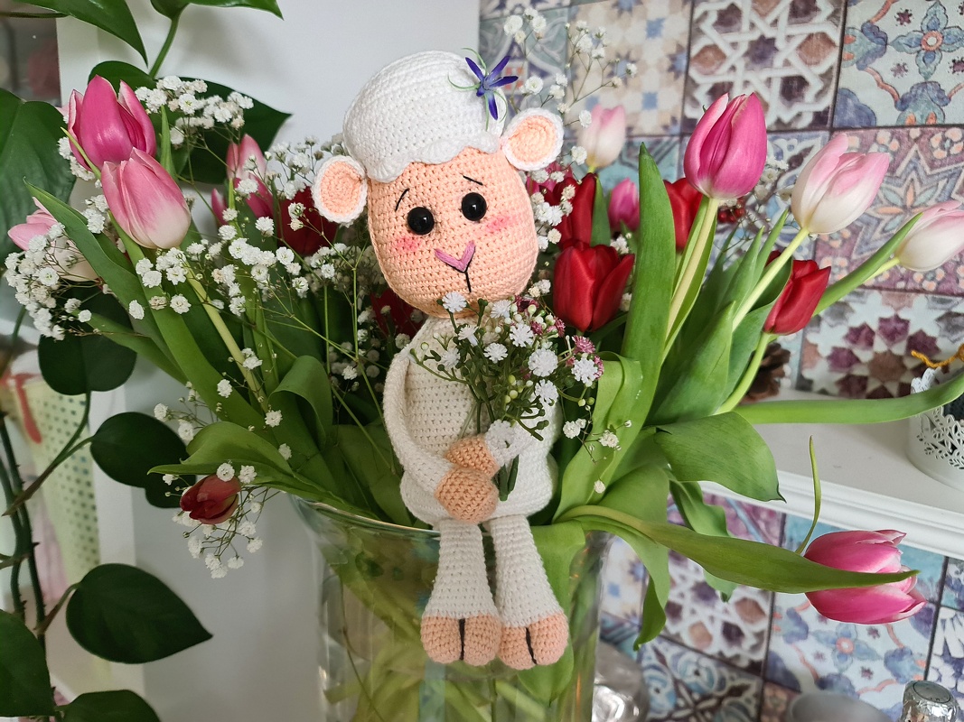 Osterlämmchen häkeln - Bild 3