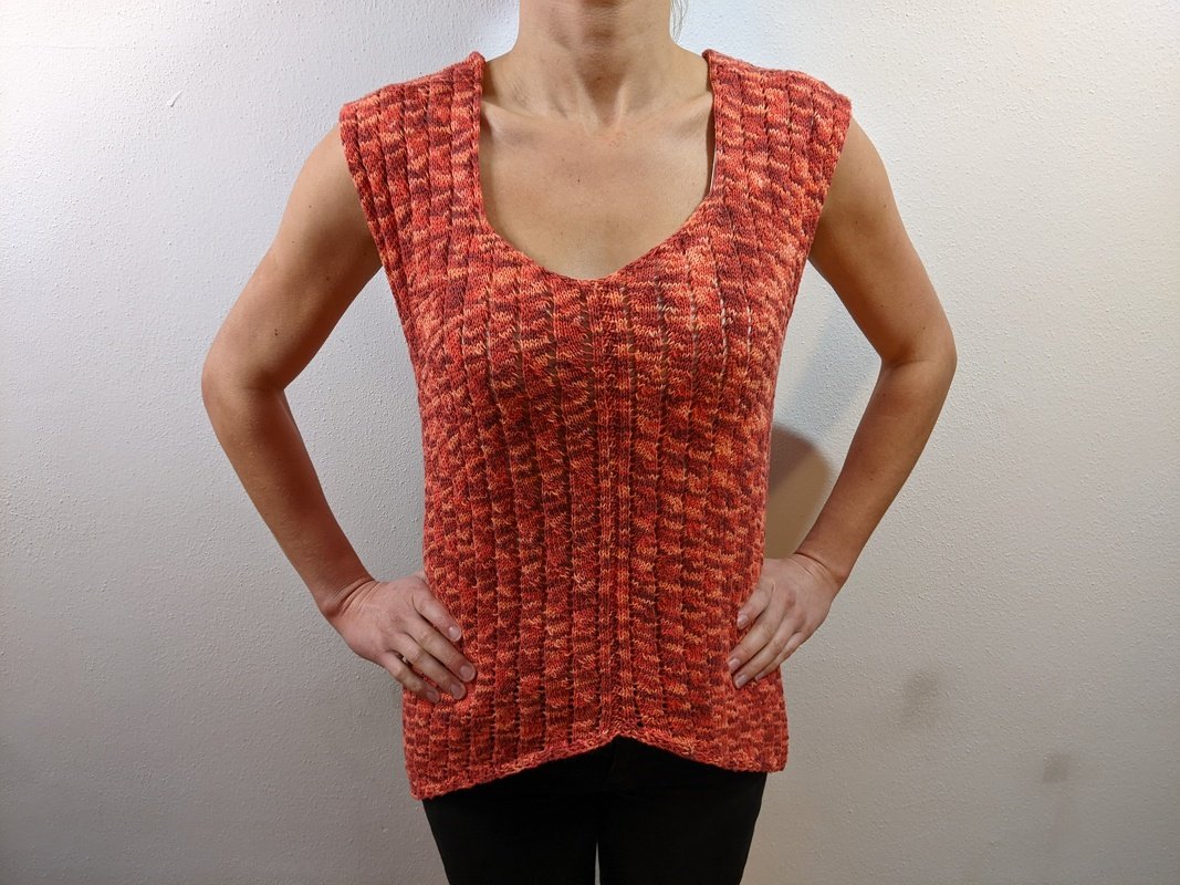 Strickanleitung Wellenmuster Shirt - Bild 3