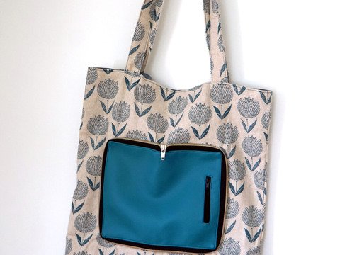 Anleitung Faltbare Einkaufstasche Calliope