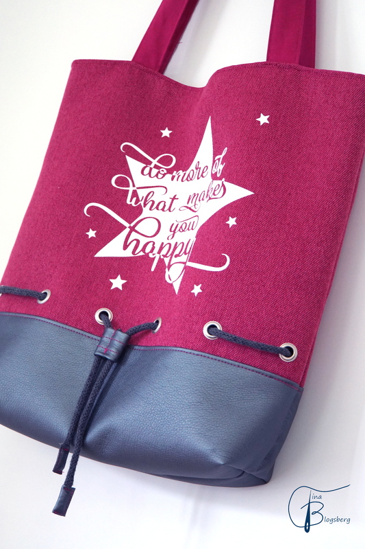 Anleitung Faltbare Einkaufstasche Gaia