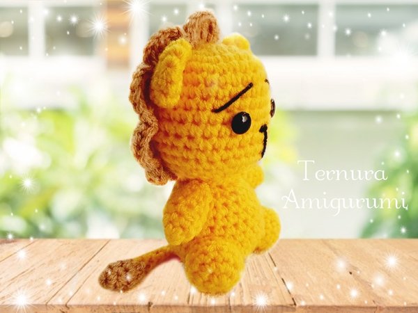 Crochet pattern little lion PDF Ternura Amigurumi English Deutsch Dutch