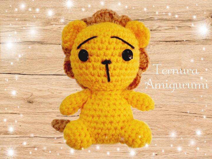 Häkelanleitung kleiner Löwe PDF Ternura Amigurumi English Deutsch Dutch