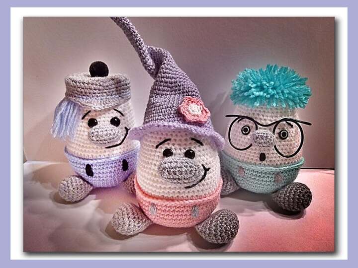 Häkelanleitung / Amigurumi / Die Eiergang