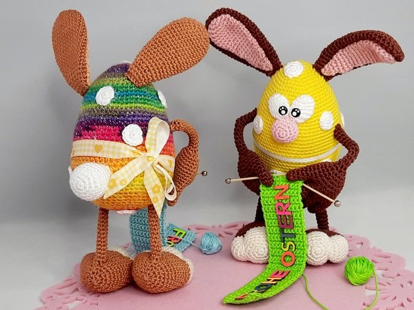 Crochet Pattern "Knitting Easter Egg"