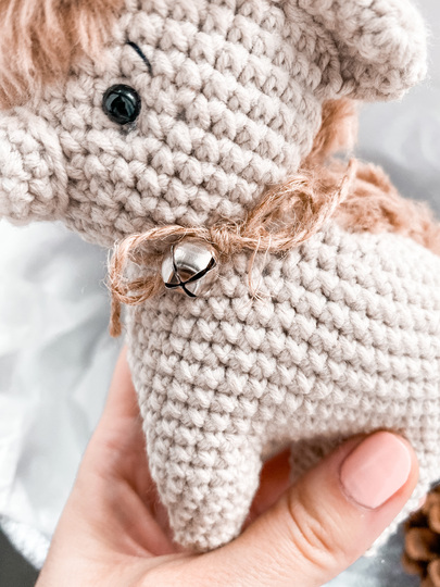 Häkelanleitung „Scotty“ Schottisches Hochlandrind