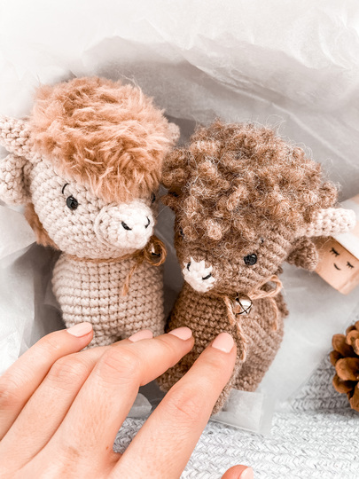 Häkelanleitung „Scotty“ Schottisches Hochlandrind